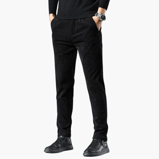 Karl | Pantalon élégant en velours côtelé pour homme