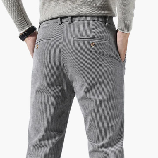 Karl | Pantalon élégant en velours côtelé pour homme