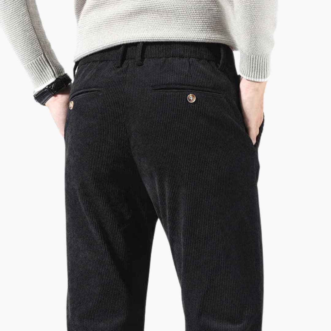 Karl | Pantalon élégant en velours côtelé pour homme