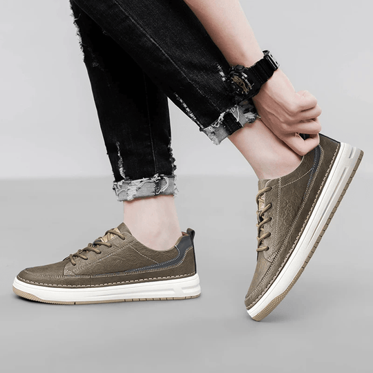 Baskets classiques en cuir