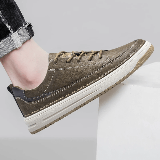 Baskets classiques en cuir