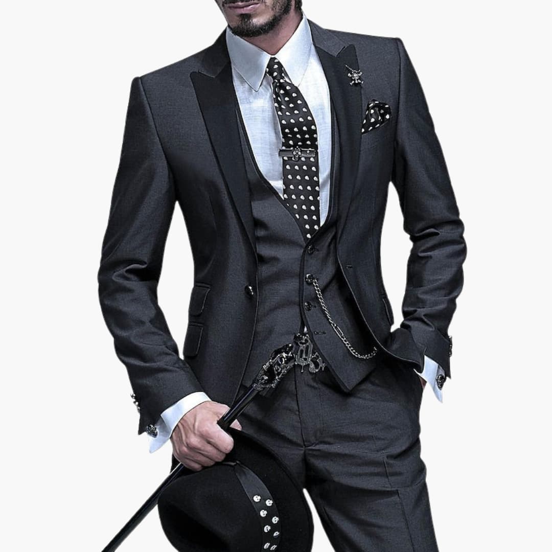 Costume d'invité de mariage classique - pour hommes dans un style luxueux