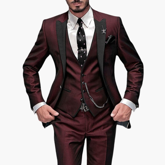 Costume d'invité de mariage classique - pour hommes dans un style luxueux