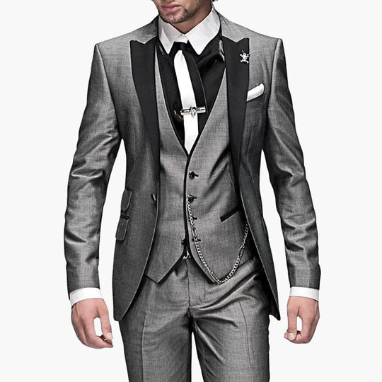 Costume d'invité de mariage classique - pour hommes dans un style luxueux