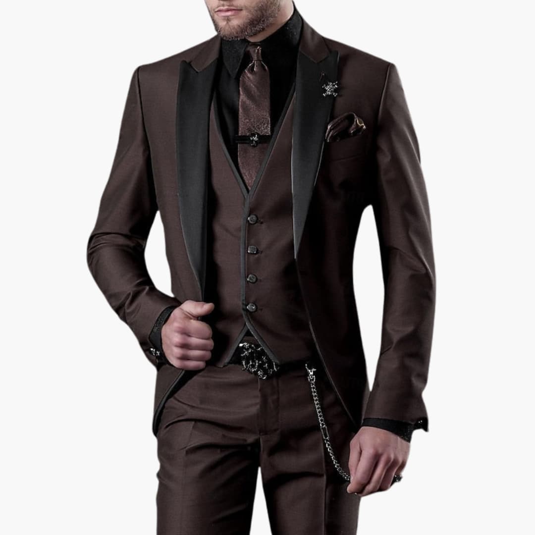 Costume d'invité de mariage classique - pour hommes dans un style luxueux