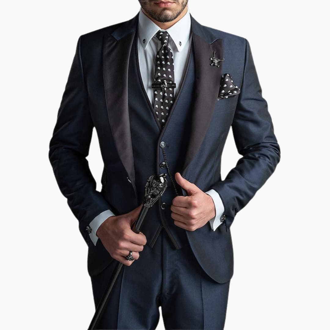 Costume d'invité de mariage classique - pour hommes dans un style luxueux