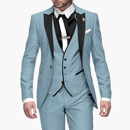 Costume d'invité de mariage classique - pour hommes dans un style luxueux
