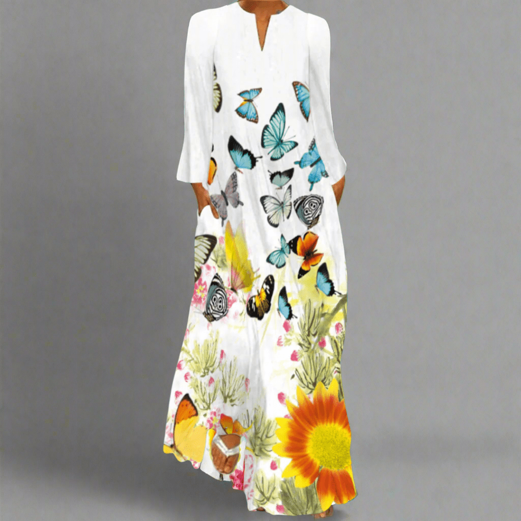 Krimhildis | Robe longue aérienne pour des journées d'été élégantes