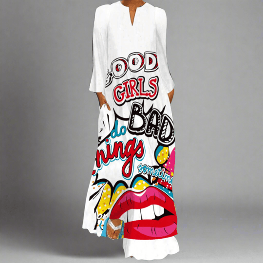 Krimhildis | Robe longue aérienne pour des journées d'été élégantes
