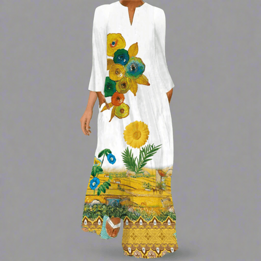 Krimhildis | Robe longue aérienne pour des journées d'été élégantes