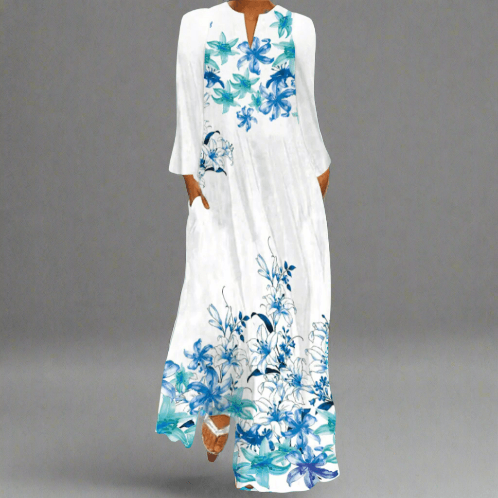 Krimhildis | Robe longue aérienne pour des journées d'été élégantes