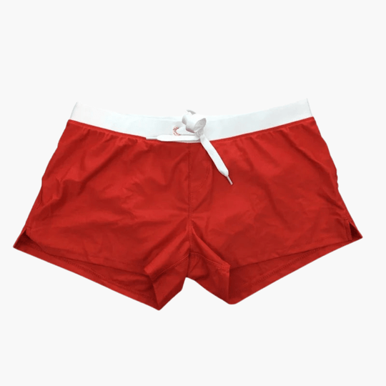 Maillot de bain court pour homme – coupe ajustée avec cordon de serrage 