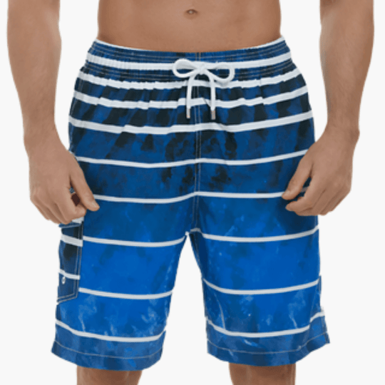 Short de bain décontracté pour homme avec effet séchage rapide