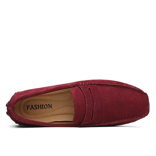 Chaussons décontractés en daim 