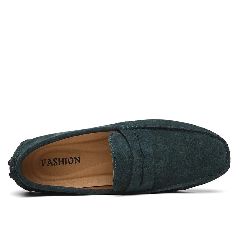 Chaussons décontractés en daim 