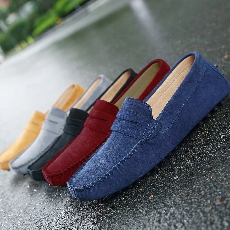 Chaussons décontractés en daim 