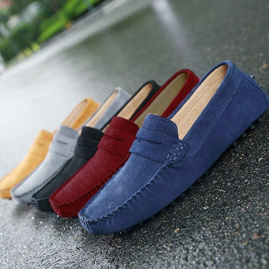 Chaussons décontractés en daim 