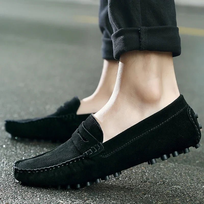 Chaussons décontractés en daim 