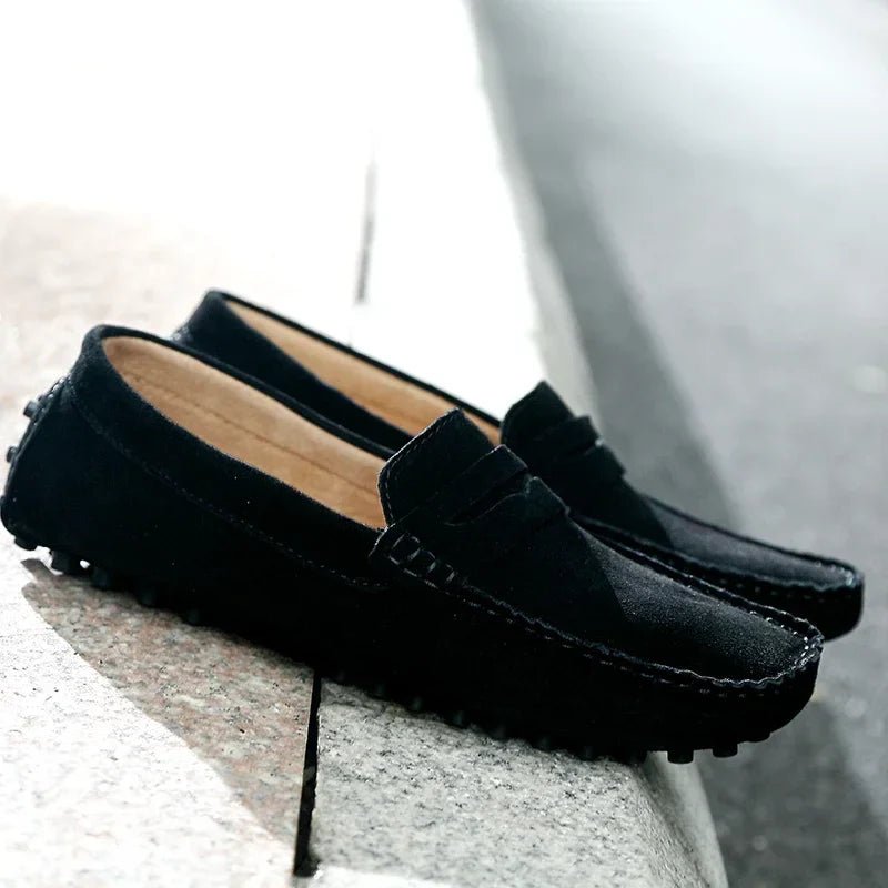 Chaussons décontractés en daim 