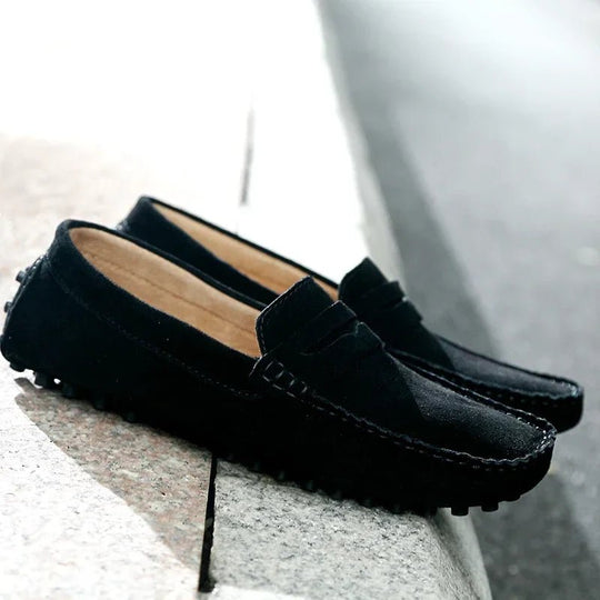 Chaussons décontractés en daim 