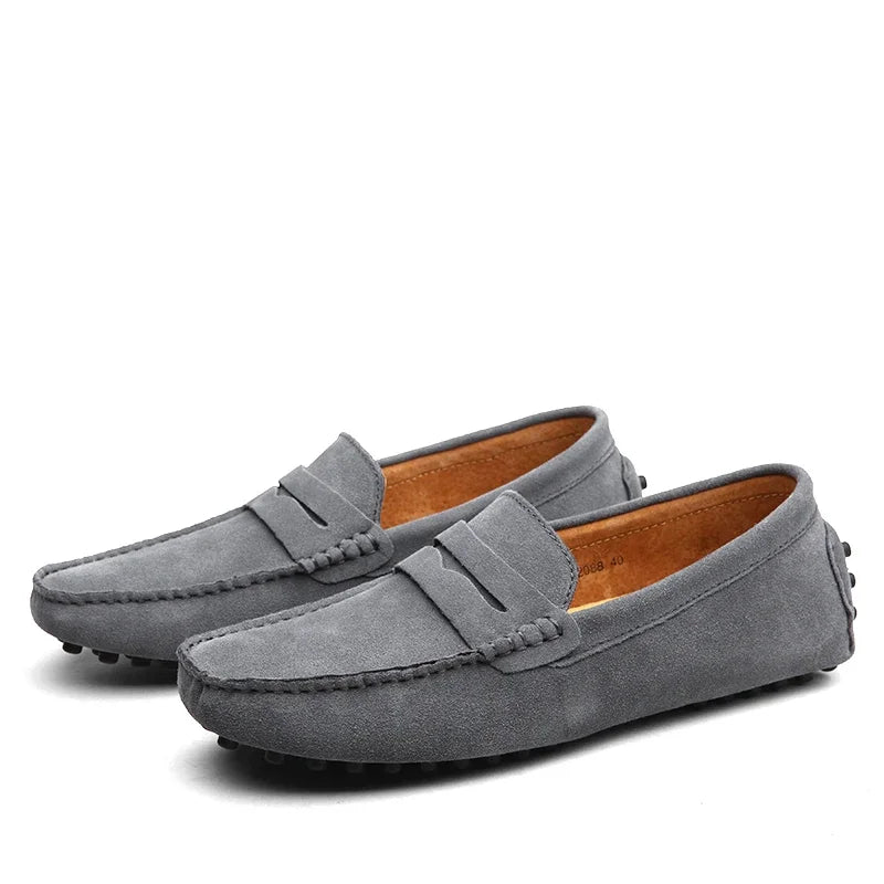 Chaussons décontractés en daim 