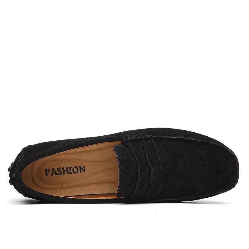 Chaussons décontractés en daim 