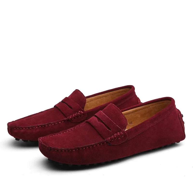 Chaussons décontractés en daim 
