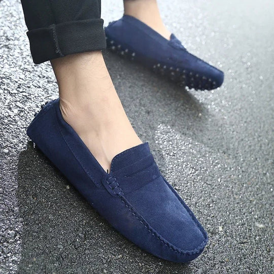 Chaussons décontractés en daim 