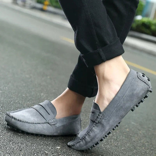 Chaussons décontractés en daim 