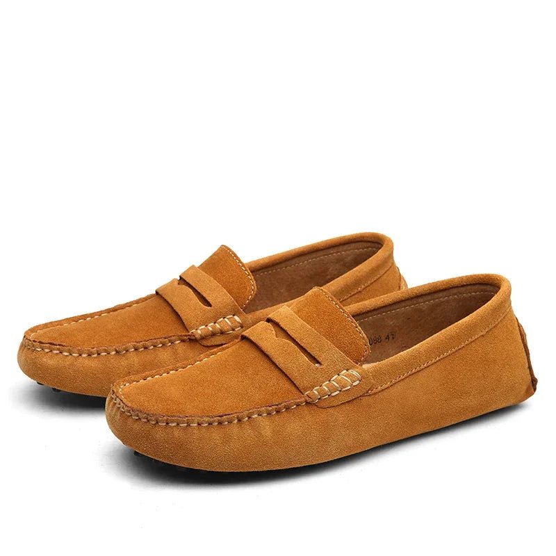 Chaussons décontractés en daim 