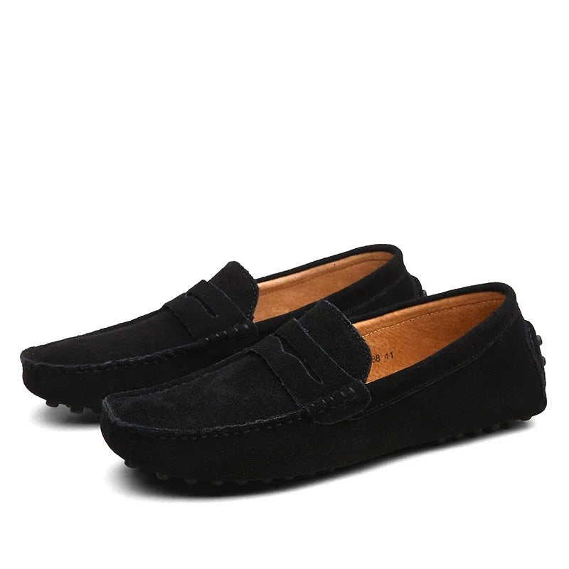 Chaussons décontractés en daim 