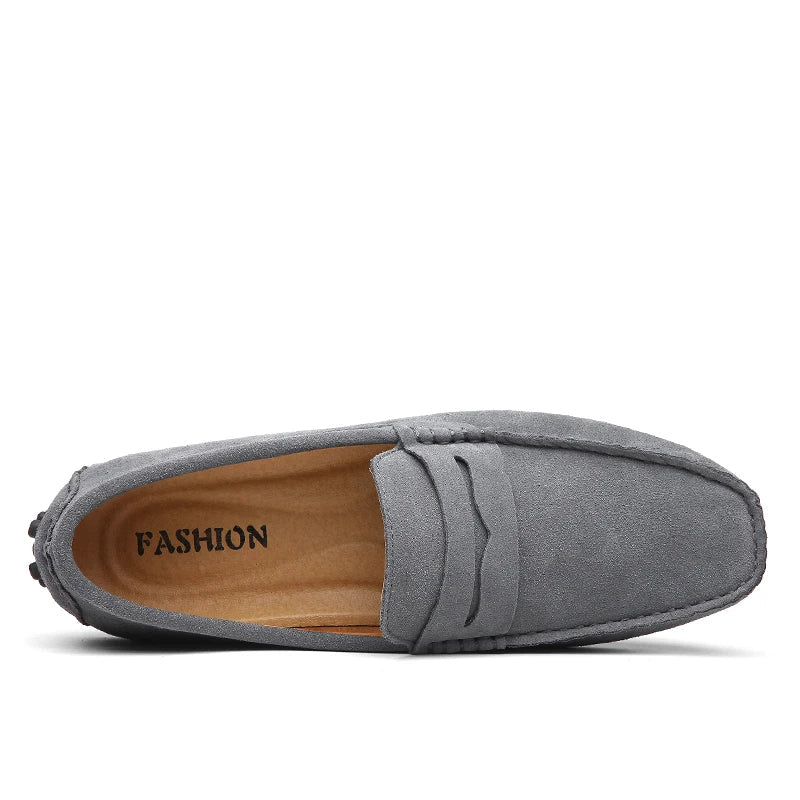 Chaussons décontractés en daim 