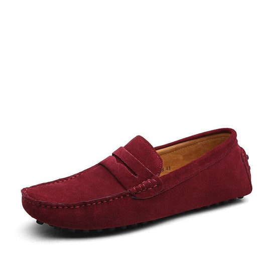 Chaussons décontractés en daim 