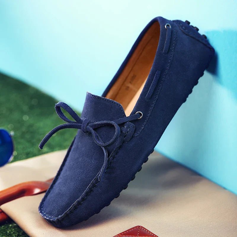 Mocassins d'été décontractés en daim