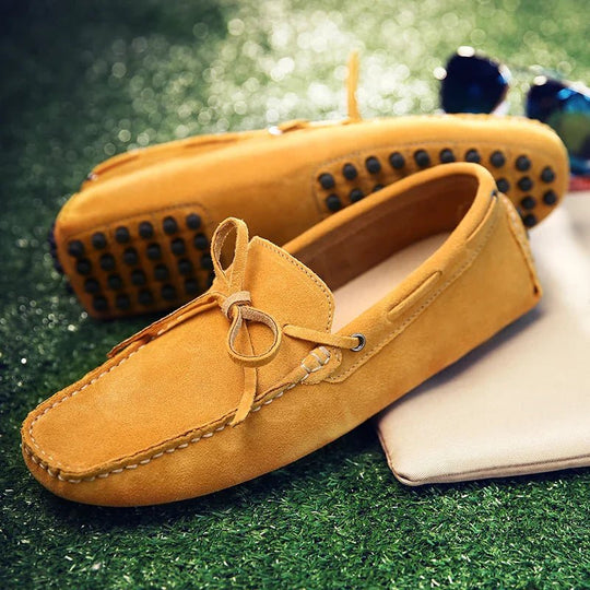 Mocassins d'été décontractés en daim