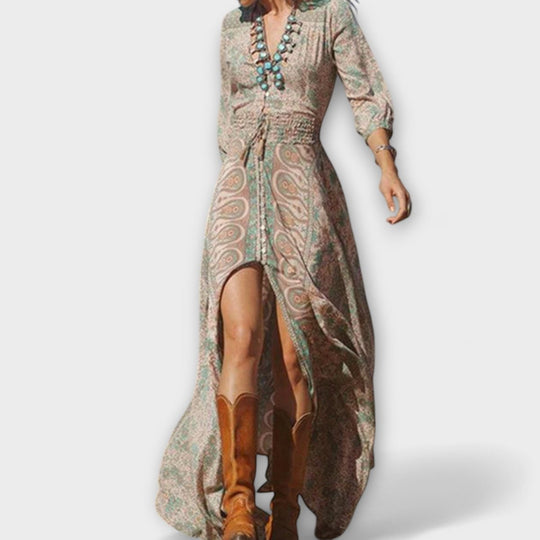 Robe longue bohème décontractée