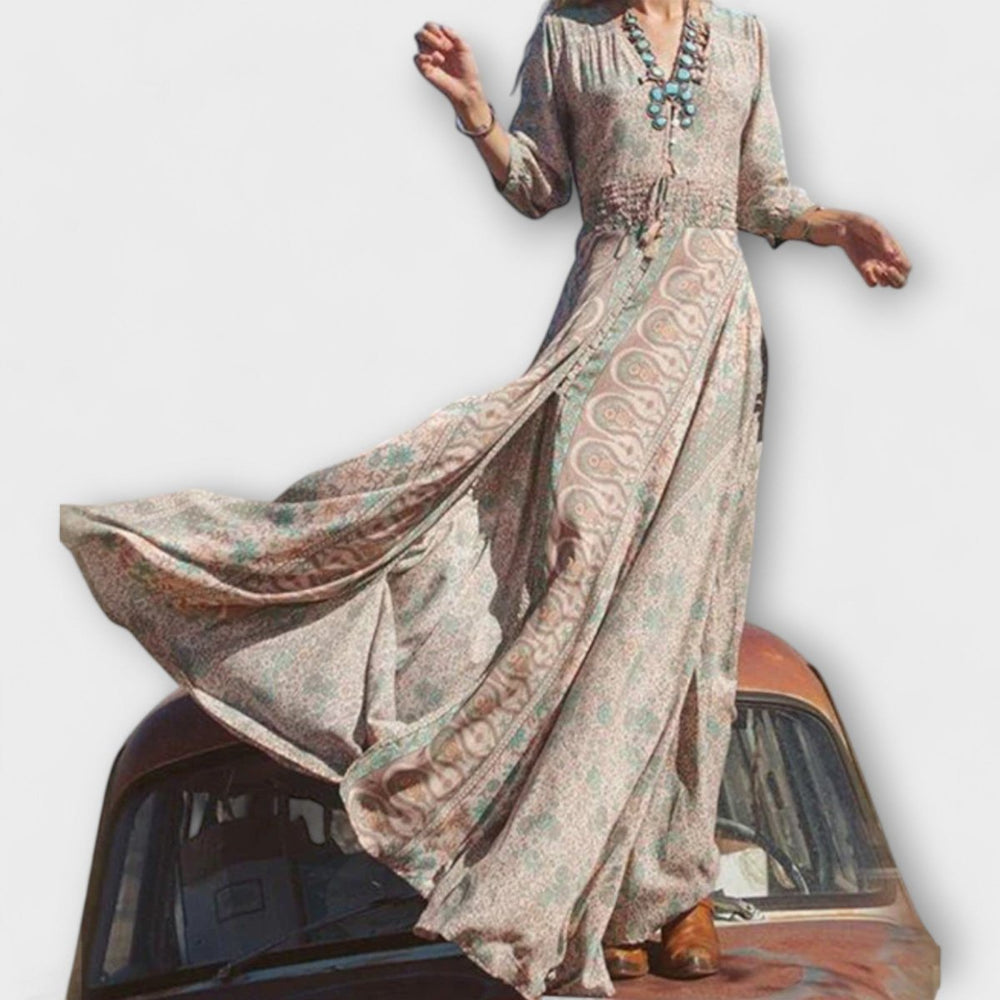 Robe longue bohème décontractée