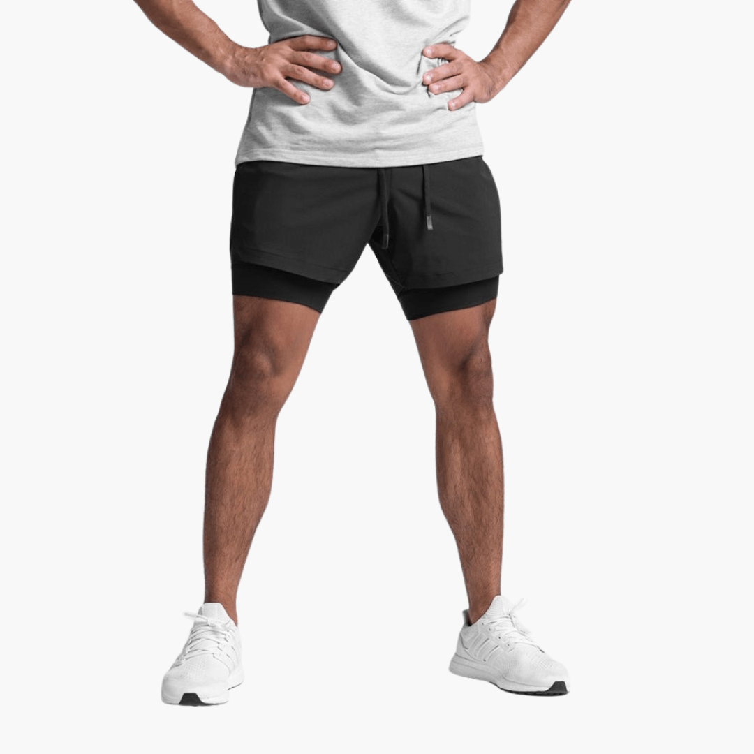 Short de sport léger - pantalon de fitness et de course pour homme 