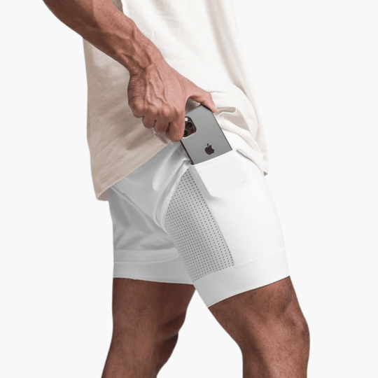 Short de sport léger - pantalon de fitness et de course pour homme 