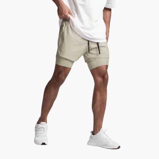 Short de sport léger - pantalon de fitness et de course pour homme 