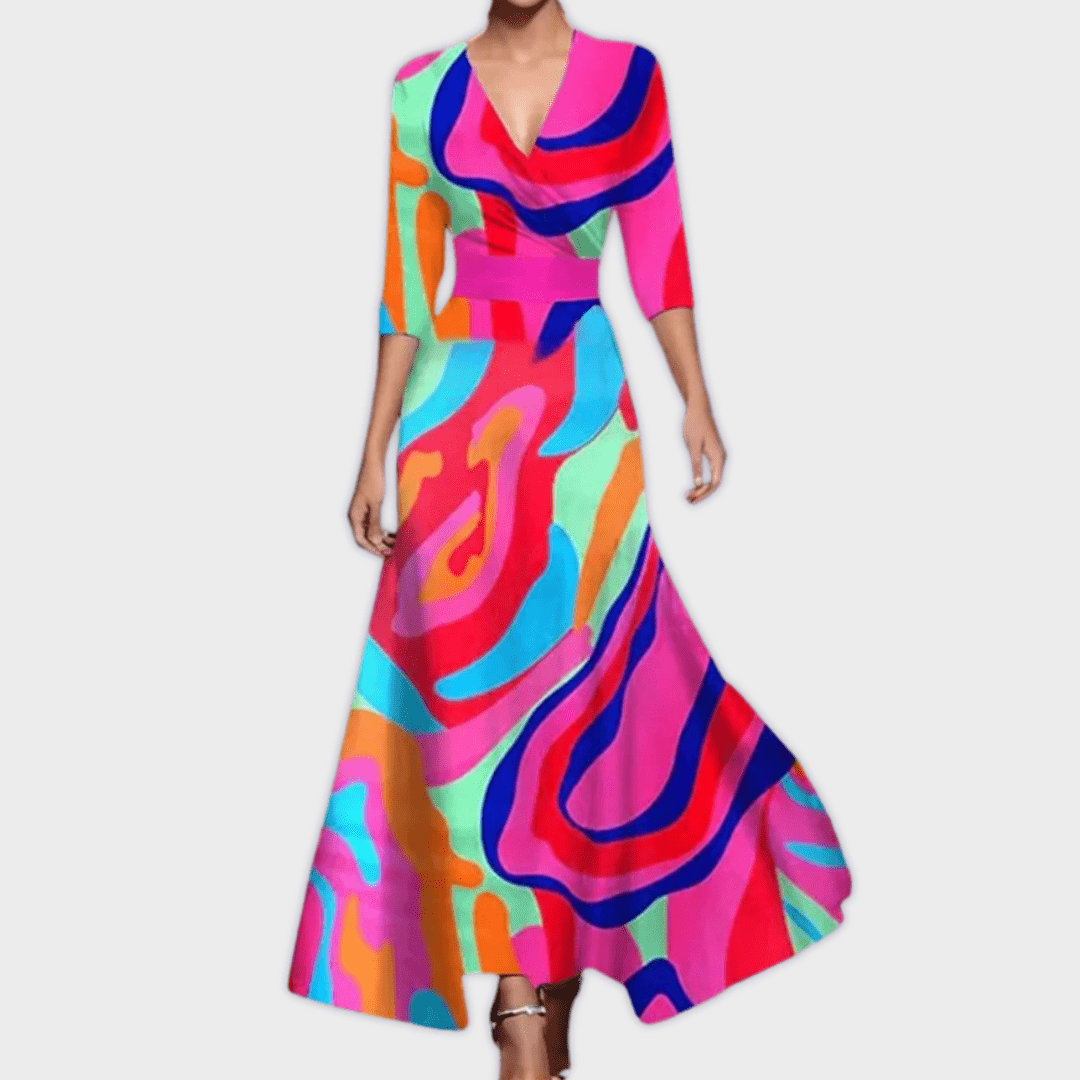 Leoma | Robe longue haut de gamme faite main