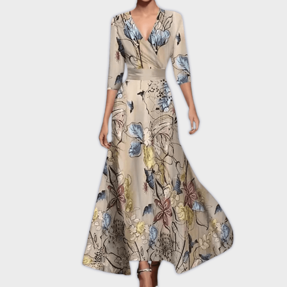 Leoma | Robe longue haut de gamme faite main