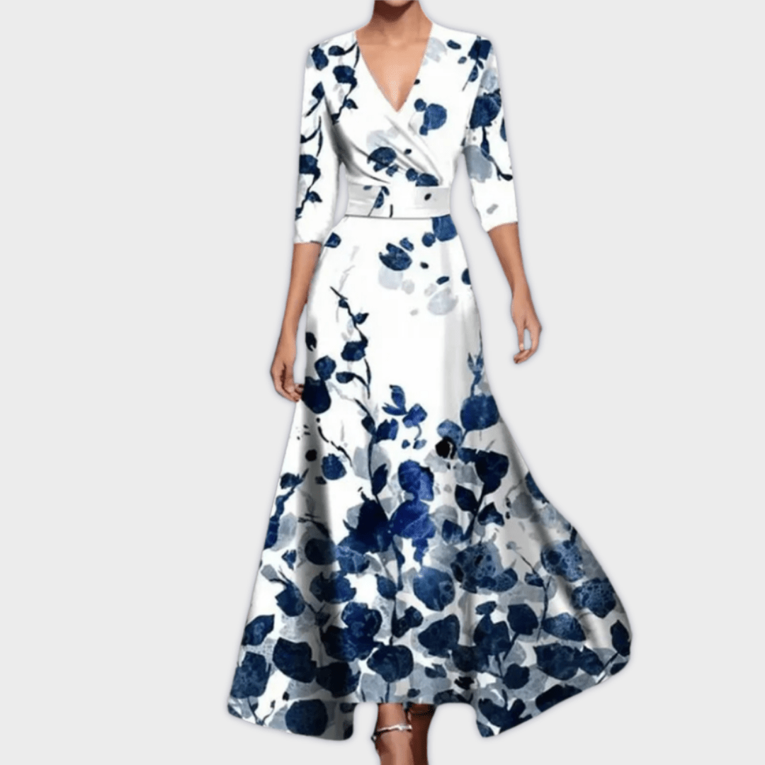 Leoma | Robe longue haut de gamme faite main