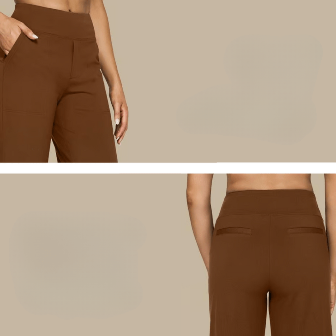 Liliane – Pantalon taille haute ample et élégant