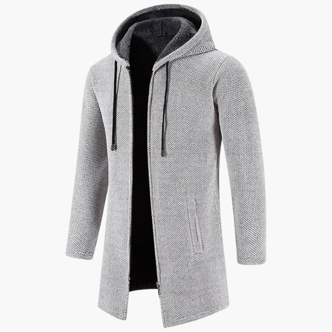 Malte | Veste à capuche pour homme avec polaire matelassée