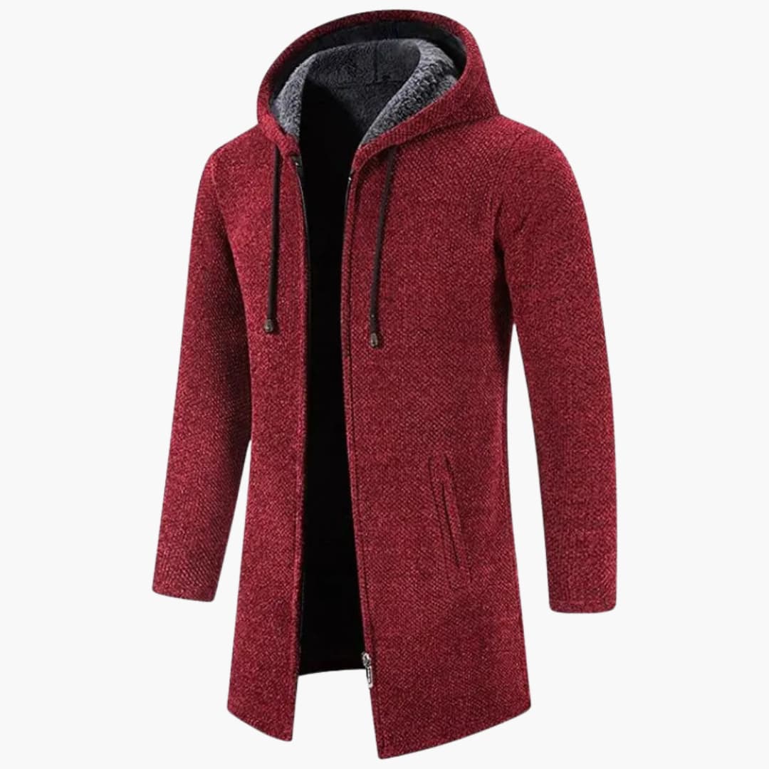 Malte | Veste à capuche pour homme avec polaire matelassée