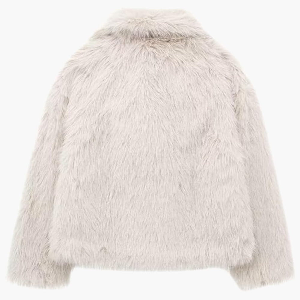 Mara | Manteau duveteux pour femme
