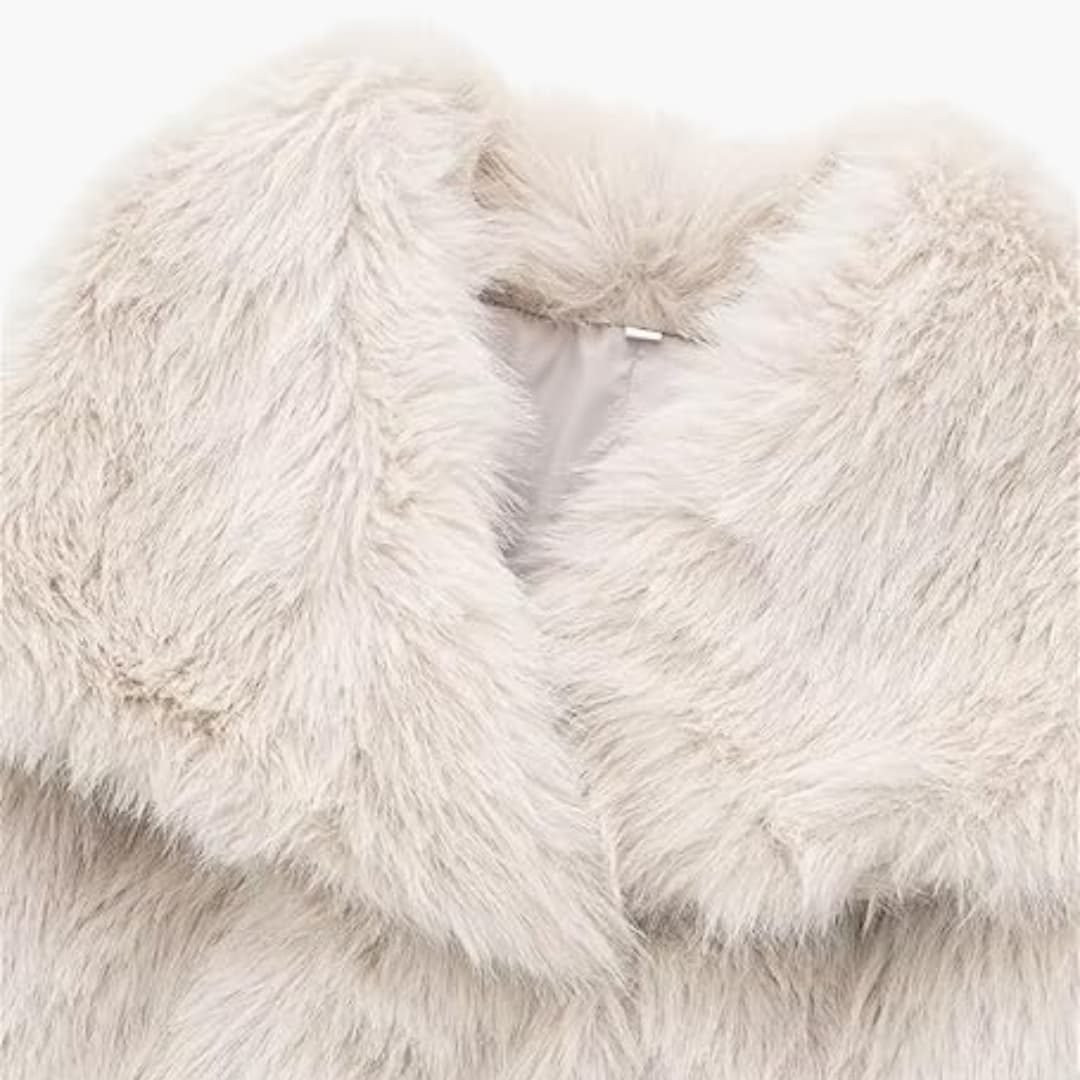 Mara | Manteau duveteux pour femme