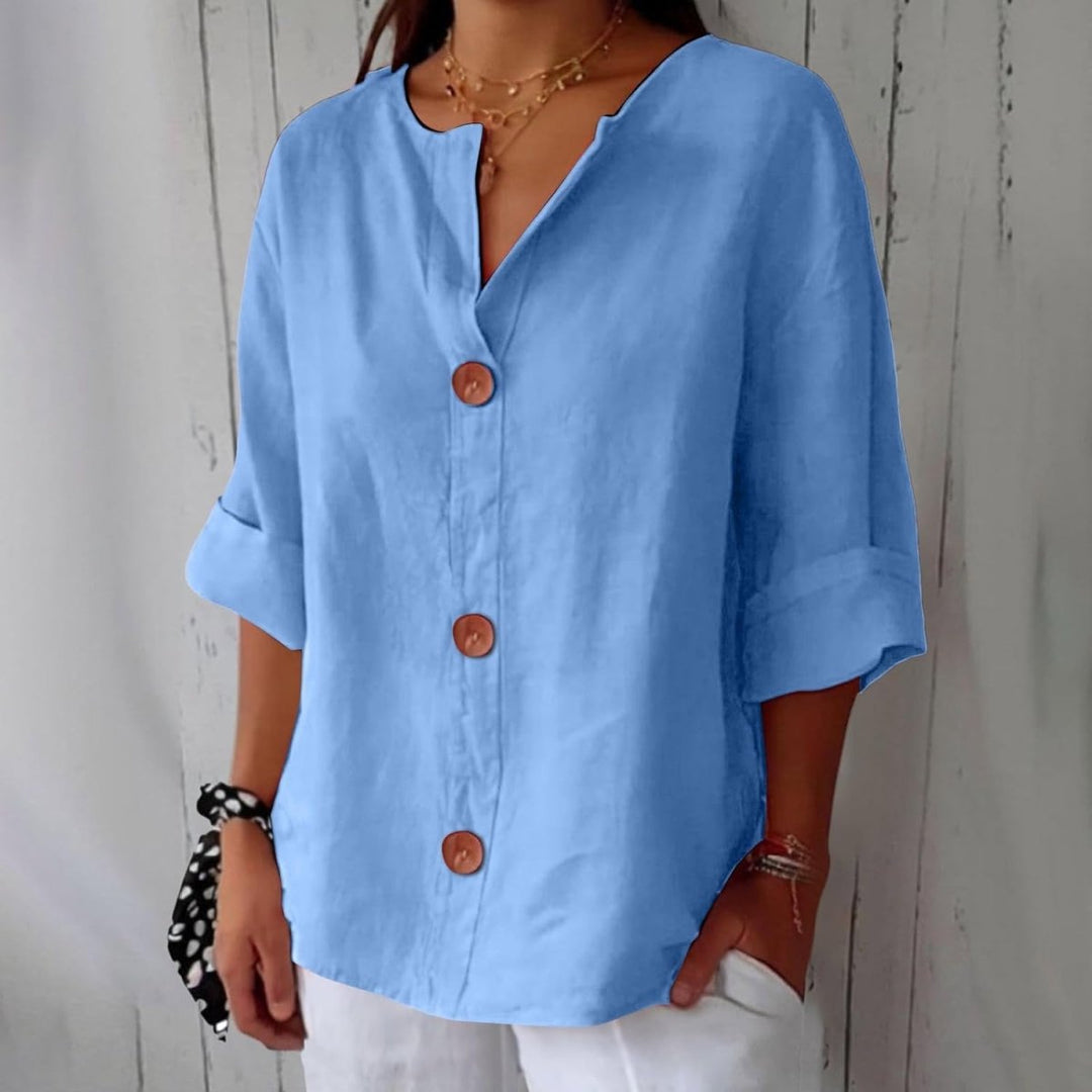 Marjolaine | Leinenbluse mit Küstengefühl und natürlicher Eleganz