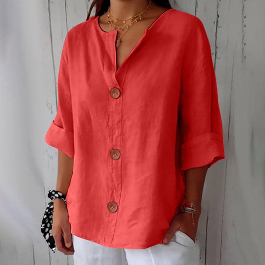 Marjolaine | Leinenbluse mit Küstengefühl und natürlicher Eleganz
